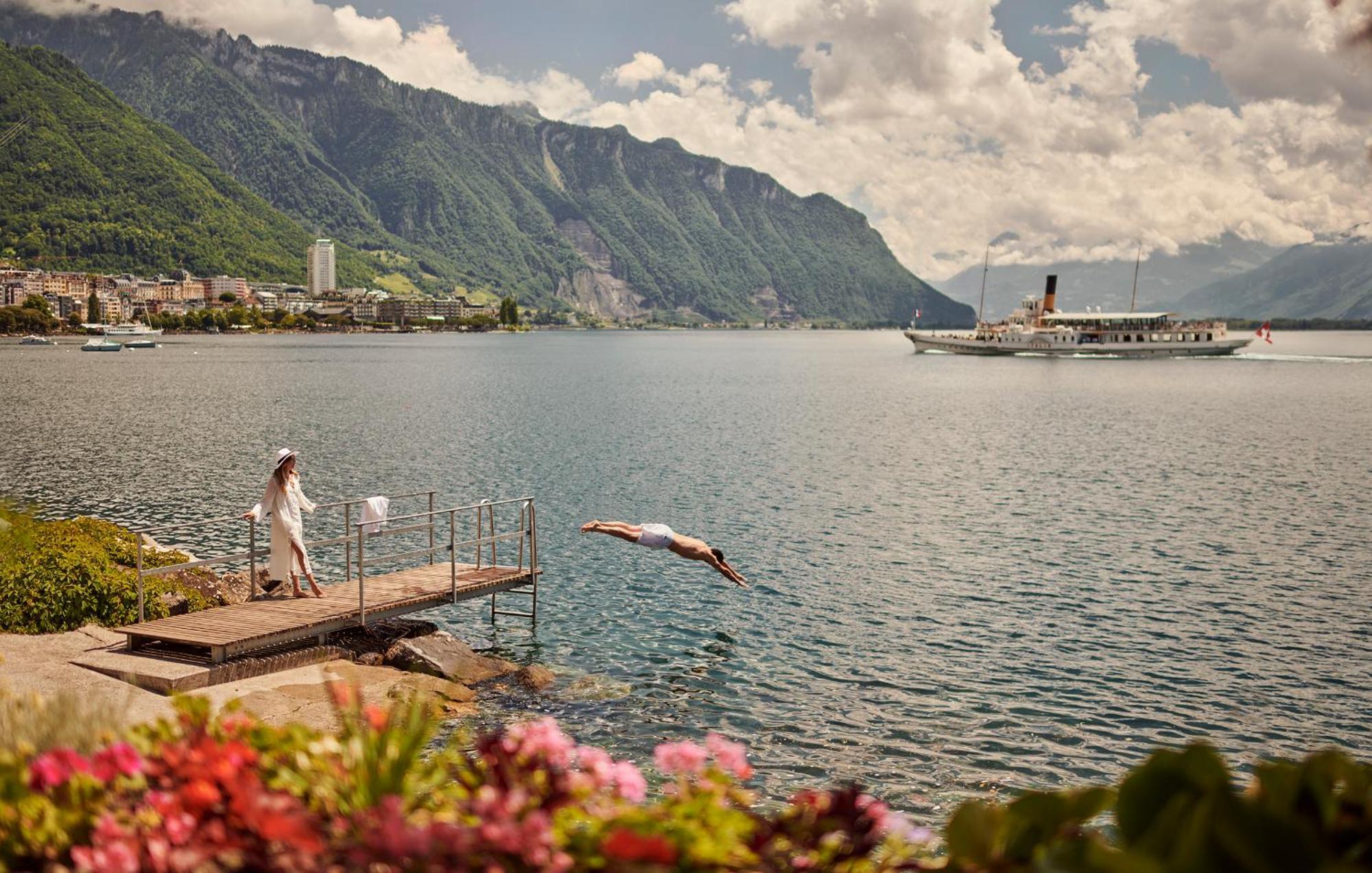 Fairmont Le Montreux Palace Exterior foto